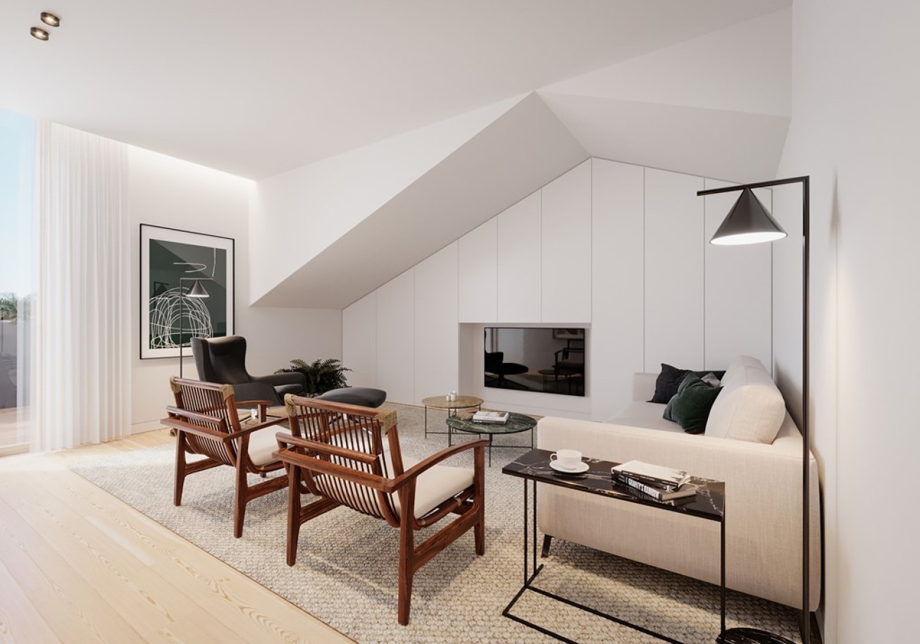 Vier-Zimmer-Duplex-Wohnung mit Balkon und Terrassen, zu verkaufen, Porto, Portugal_251250