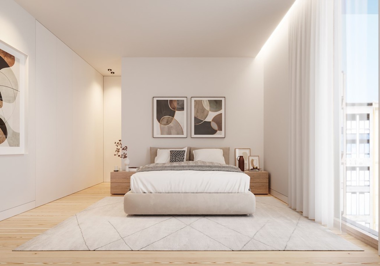 Piso dúplex de 4 dormitorios con balcón y terrazas, en venta en Oporto_251251