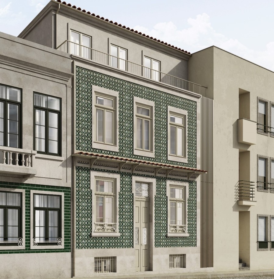 Studio avec balcon, à vendre, dans le centre de Porto, Portugal_252948