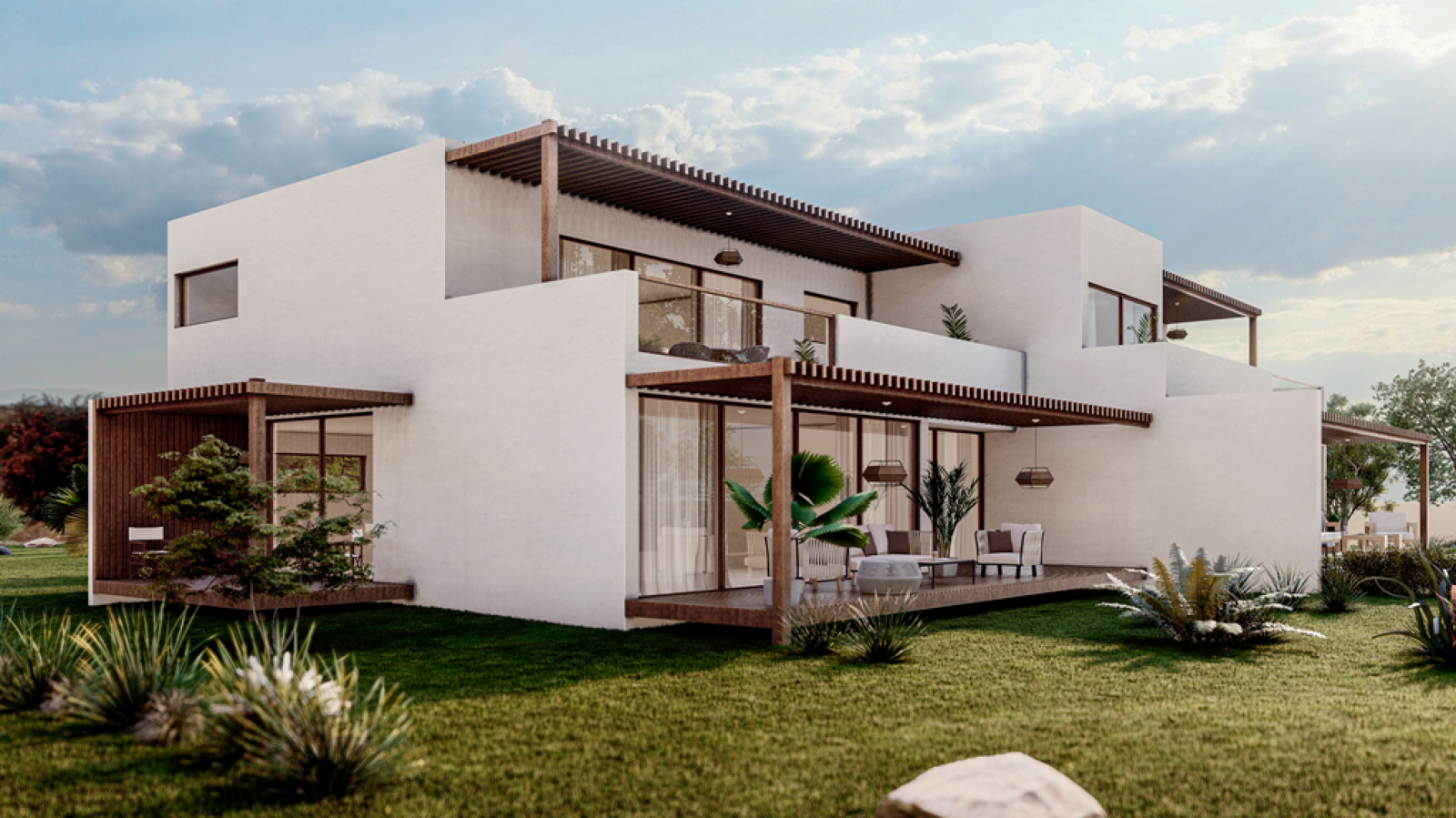 Villa moderne dans un nouveau condominium privé à vendre à Pêra, Algarve_253367