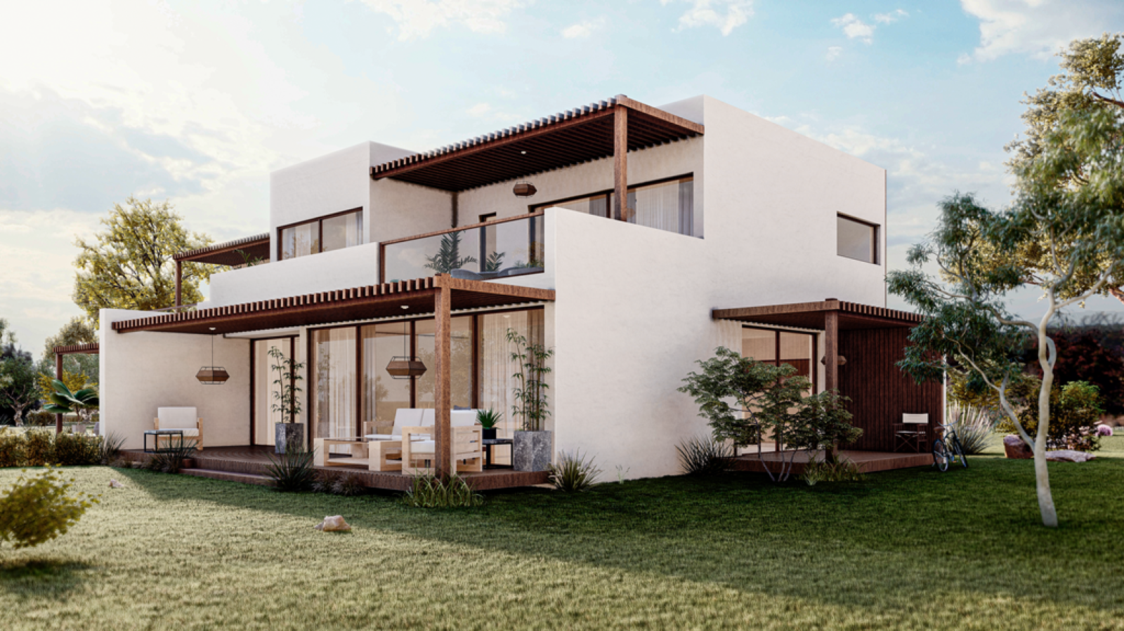 Villa moderne dans un nouveau condominium privé à vendre à Pêra, Algarve_253404