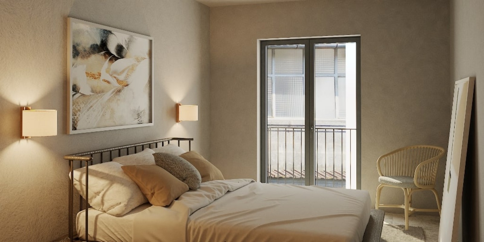Appartement de 1 chambre à coucher avec balcons, à vendre, centre de Porto, Portugal_253635