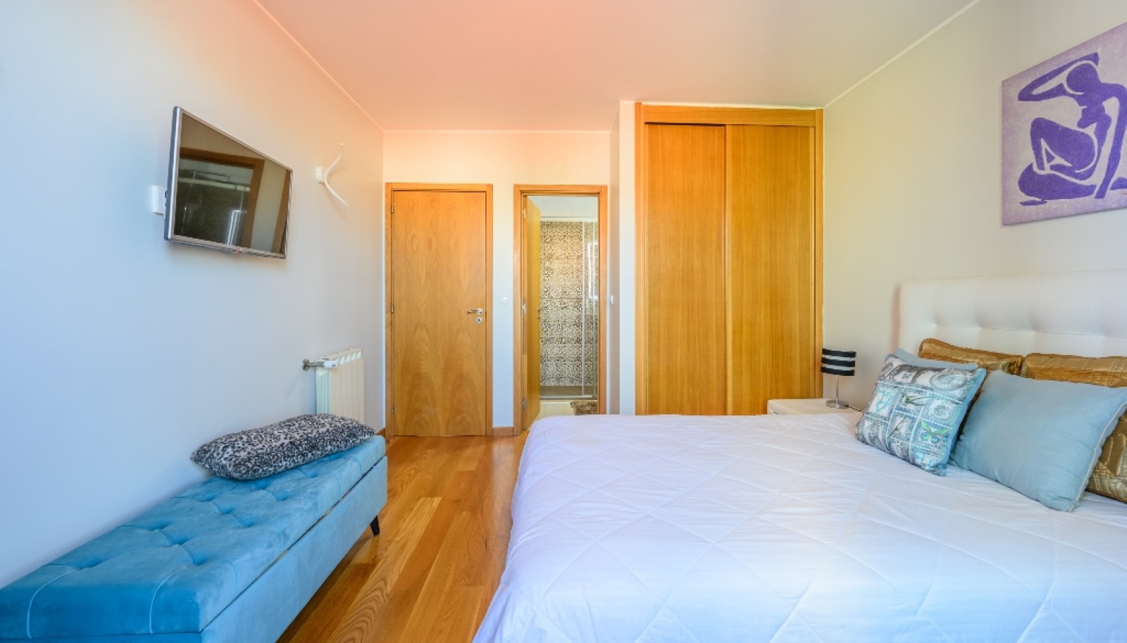 Ático de 2 dormitorios con balcón, en venta, en Matosinhos Sul, Portugal_254956