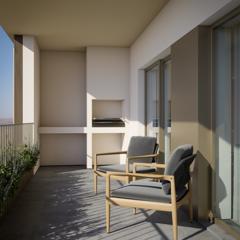 Moderno Apartamento, 4 quartos, em condomínio privado, em Portimão, Algarve_255562