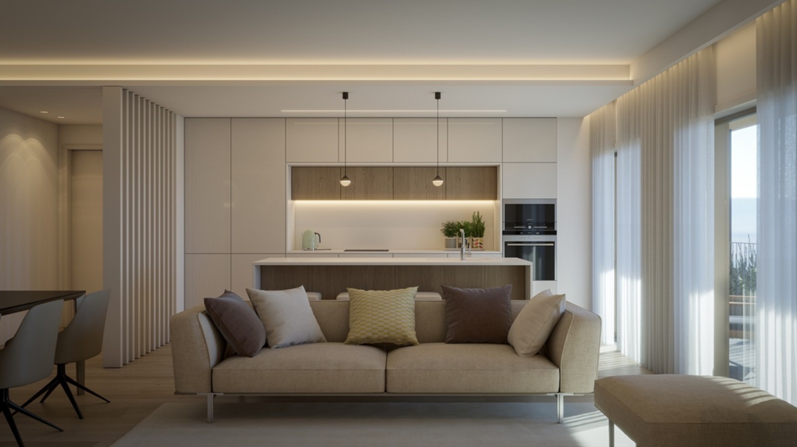 Moderno Apartamento T4, em condomínio privado, em Portimão, Algarve_255643