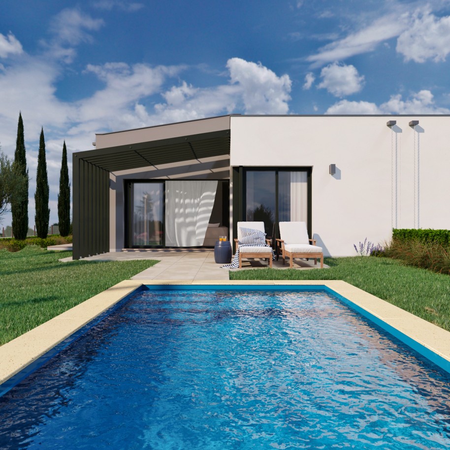 Moradia geminada T2 com piscina, para venda, no Silves Golf Resort, Algarve_256953