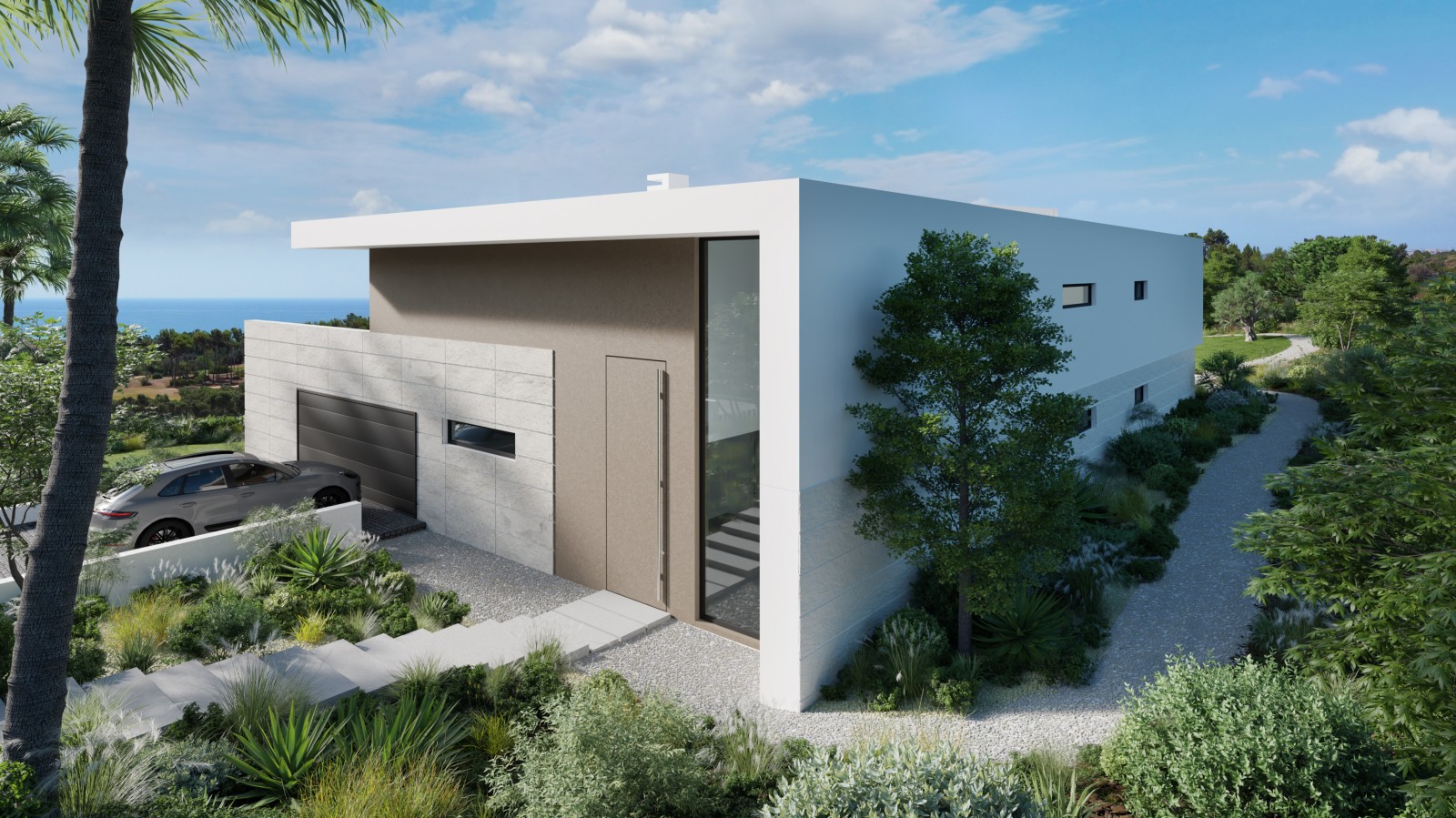 Modern 4-bedroom villa with sea view, located in the Golf Resort Palmares, Algarve_261035