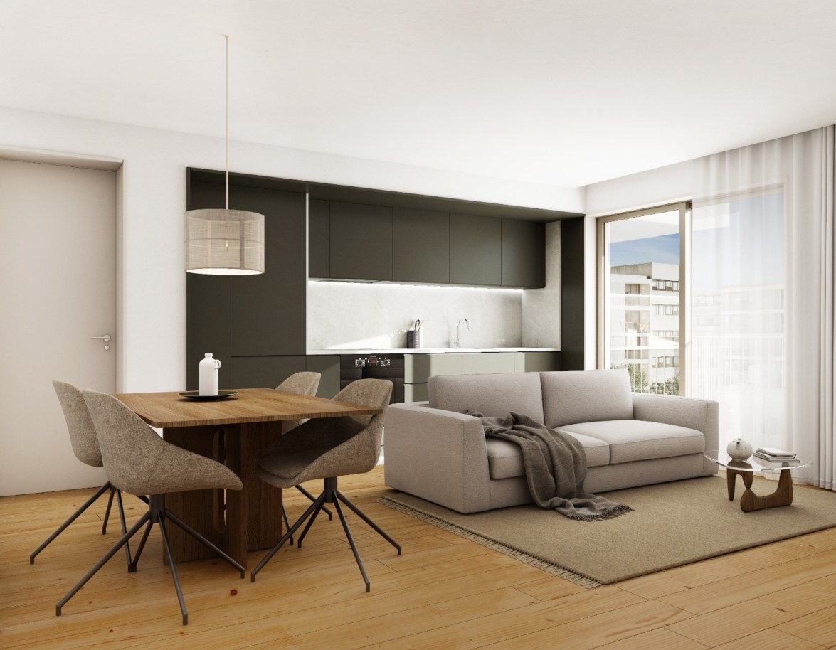 Appartement de 1 chambre à coucher avec balcon orienté au sud, à vendre, dans le centre de Porto_264505