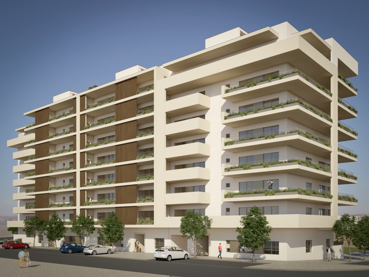 Moderno Apartamento, 4 quartos, em condomínio privado, em Portimão, Algarve_265179