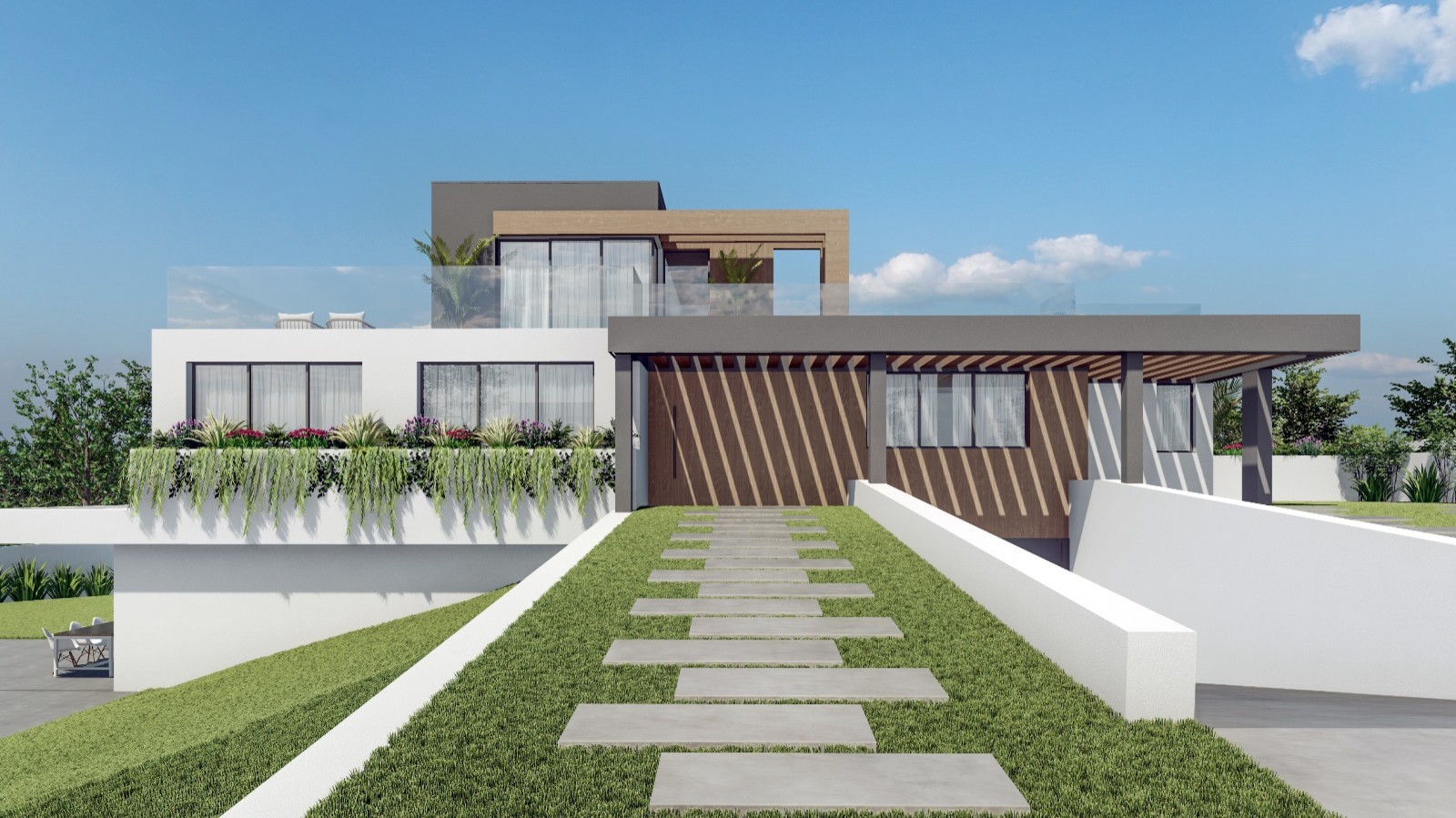 Terreno com projeto aprovado para construção de moradia V4 em Olhão, Algarve_266048