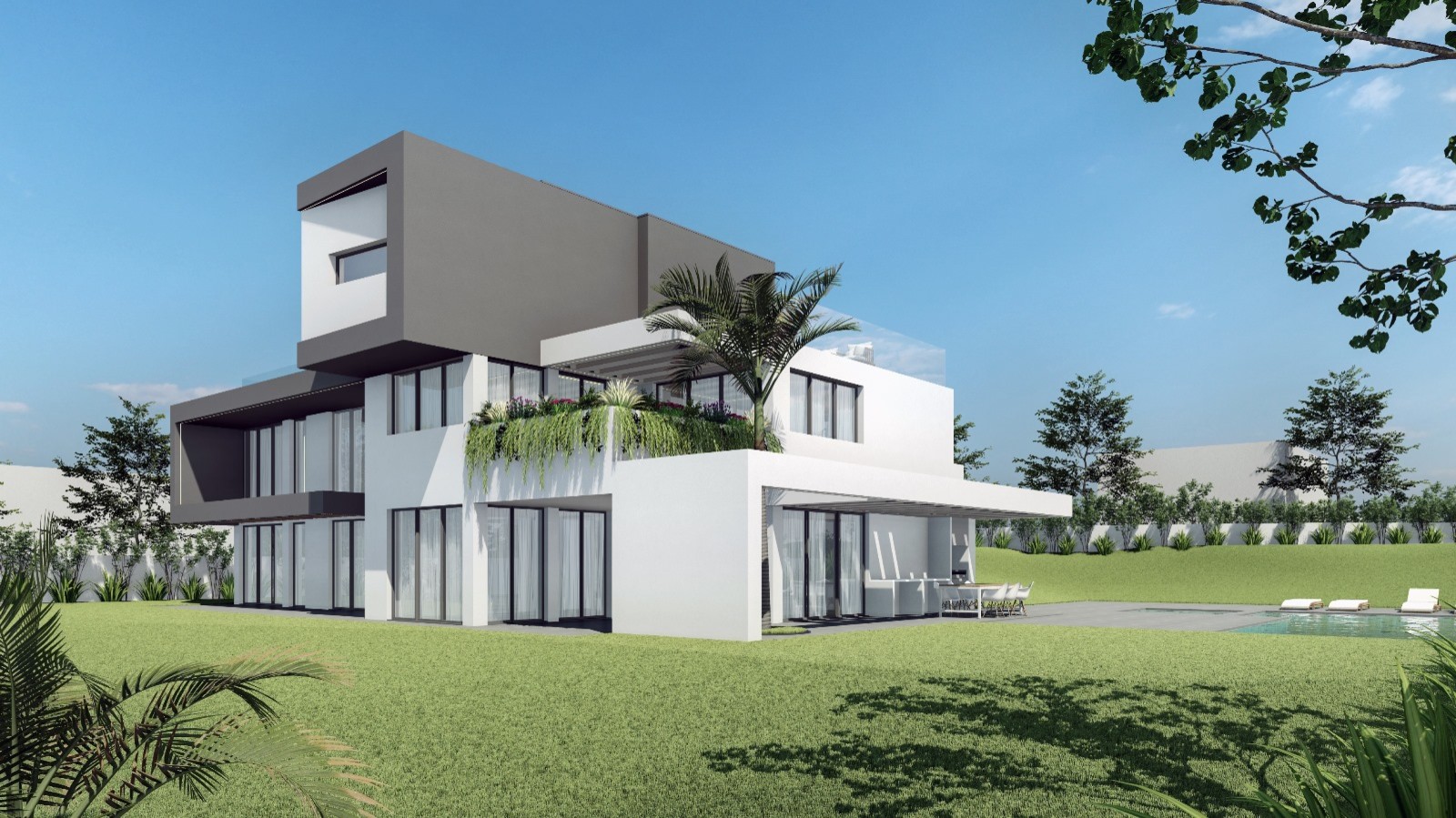 Terreno com projeto aprovado para construção de moradia V4 em Olhão, Algarve_266051