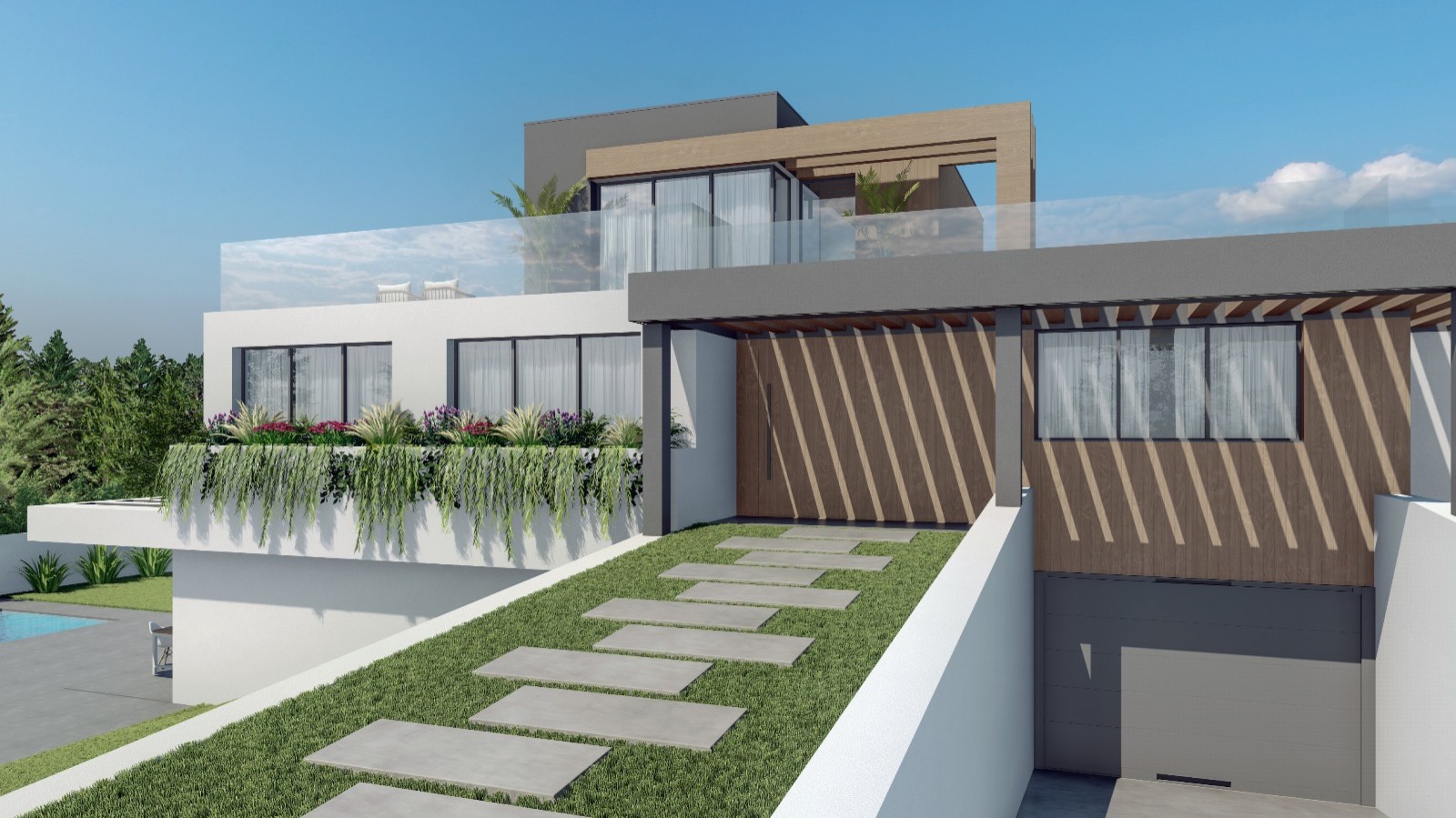 Terreno com projeto aprovado para construção de moradia V4 em Olhão, Algarve_266052