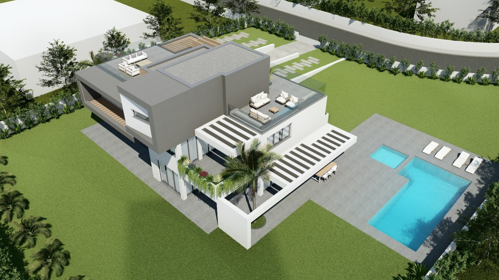 Terreno com projeto aprovado para construção de moradia V4 em Olhão, Algarve_266053