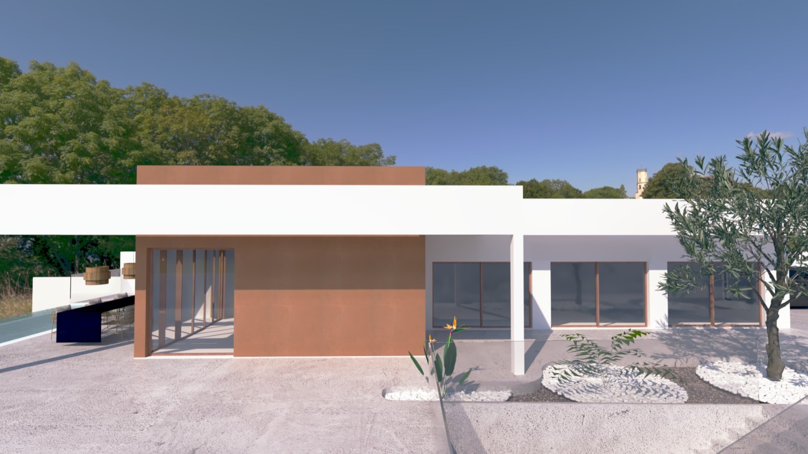 Doppelhaushälfte mit 3 Schlafzimmern, schlüsselfertiges Projekt, in São Brás de Alportel, Algarve_266152