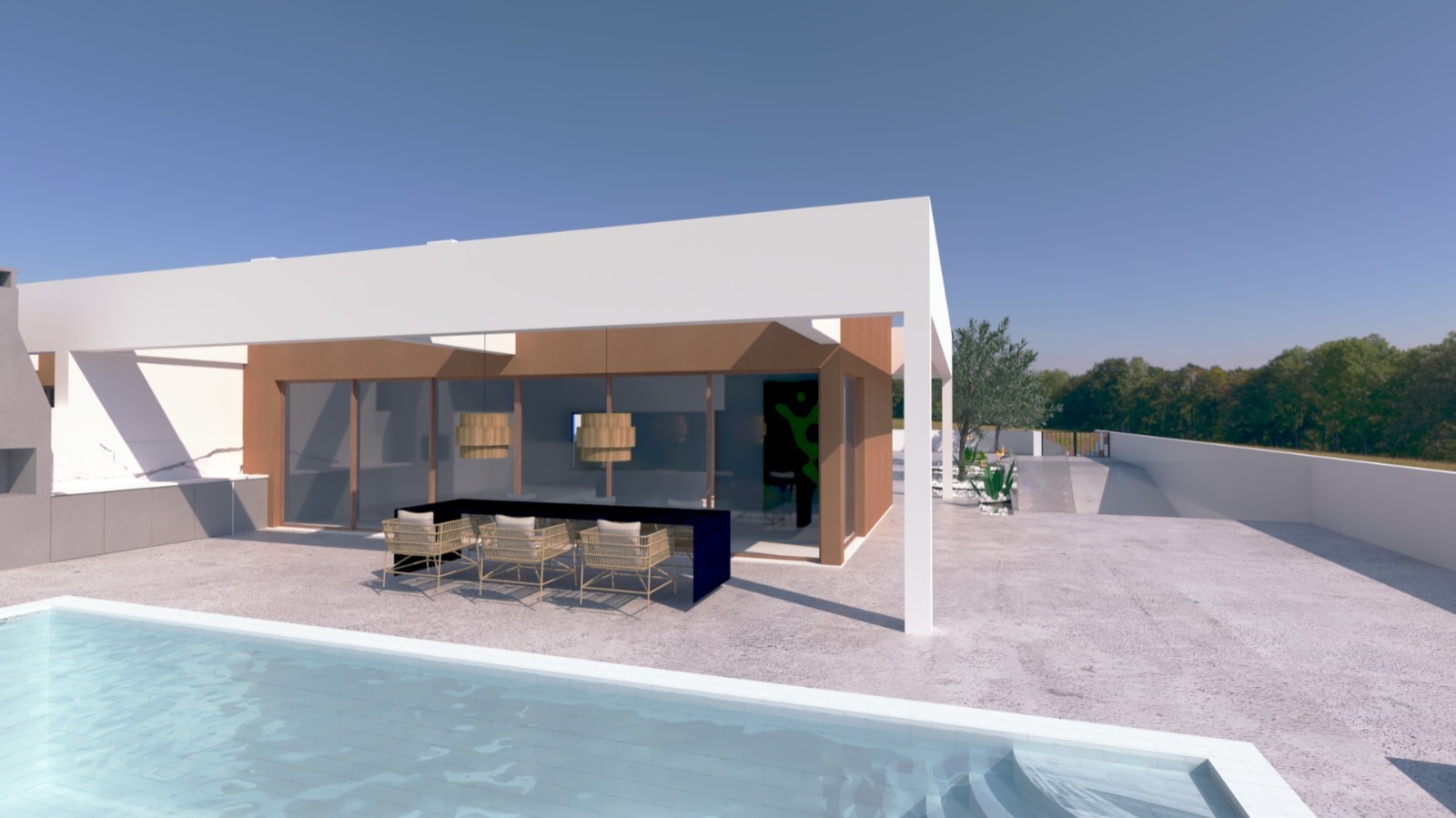 Doppelhaushälfte mit 3 Schlafzimmern, schlüsselfertiges Projekt, in São Brás de Alportel, Algarve_266156