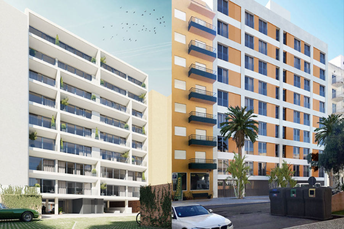 Modern apartments with sea views, for sale in Armação de Pêra, Algarve_266304
