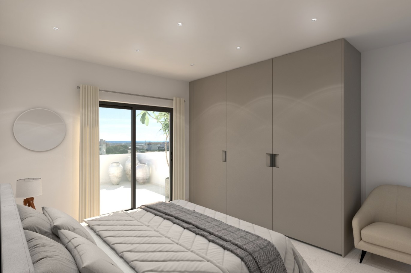 1+1 chambre à coucher appartement en construction, à vendre à Cabanas de Tavira, Algarve_268771