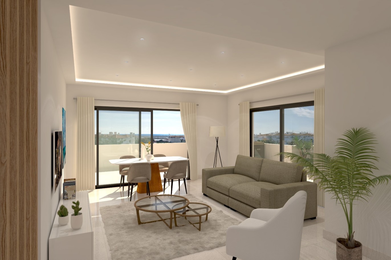 1+1 chambre à coucher appartement en construction, à vendre à Cabanas de Tavira, Algarve_268775