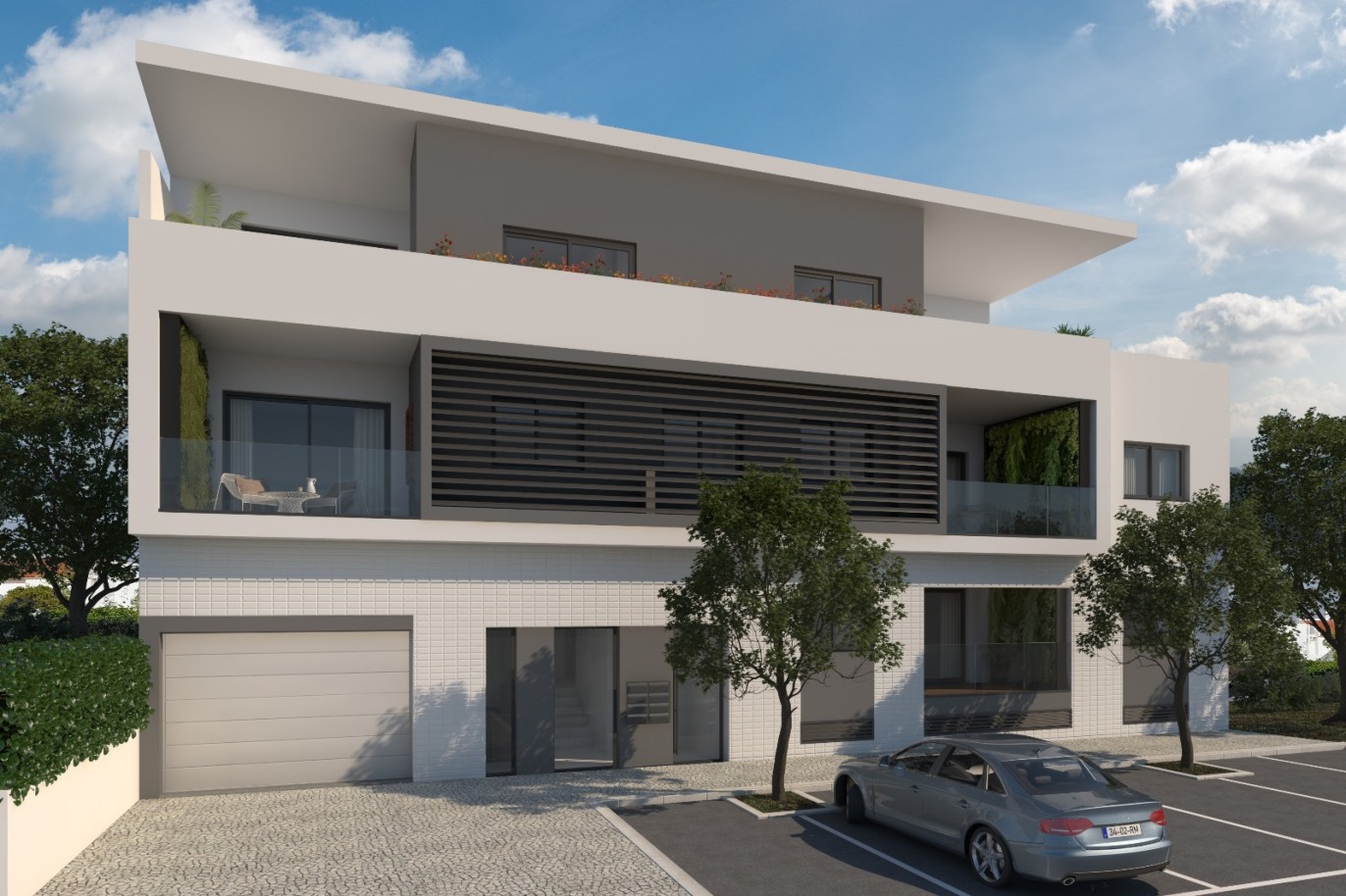1+1 chambre à coucher appartement en construction, à vendre à Cabanas de Tavira, Algarve_268777