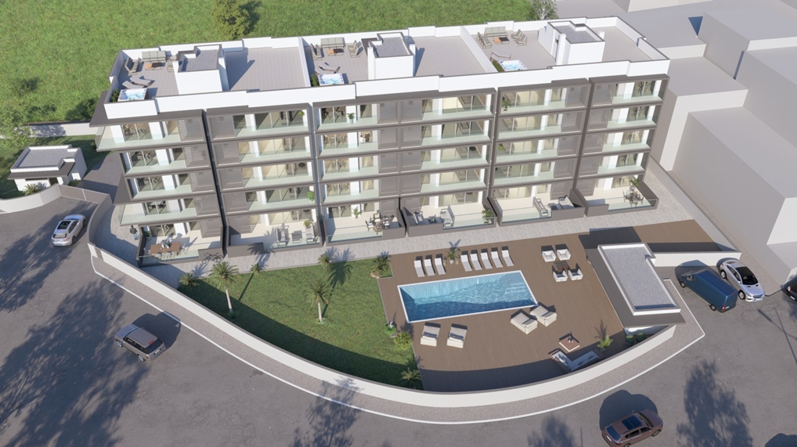 Piso en complejo vacacional, con piscina, en venta en Olhão, Algarve_271699