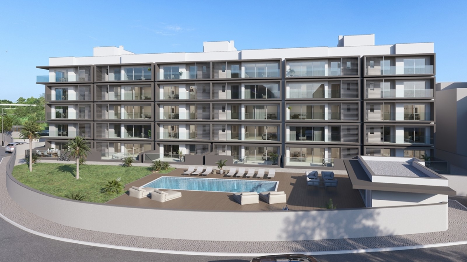 Piso en complejo vacacional, con piscina, en venta en Olhão, Algarve_271702