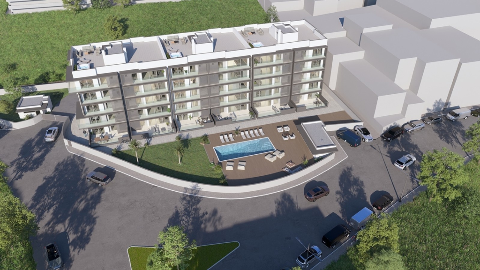 Piso en complejo vacacional, con piscina, en venta en Olhão, Algarve_271707