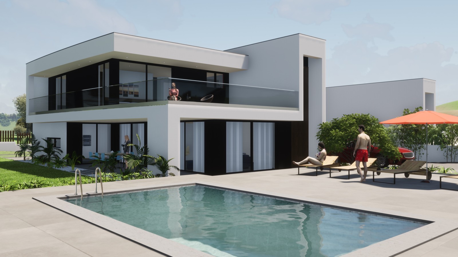 New 4-bedroom villa with sea view, for sale in Loulé, Algarve_272844