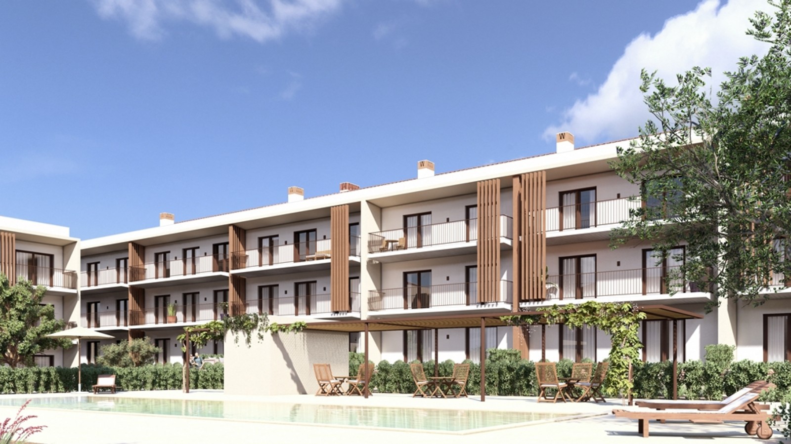 Apartamento T1 com piscina, no Oliva Residences, em Tavira, Algarve_286589