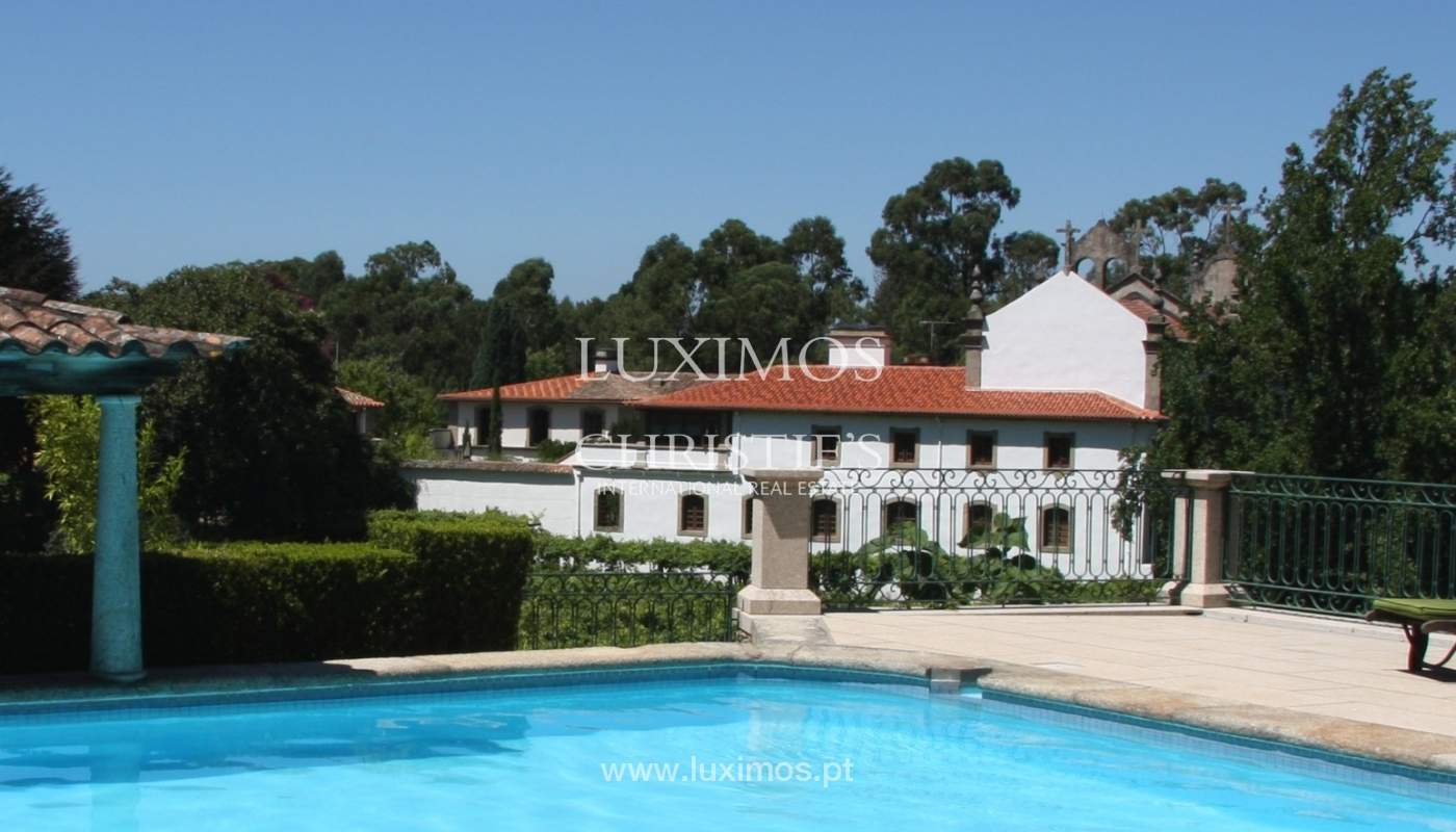 Rural Tourism House with gardens and swimming pool, Barcelos, Portugal: a luxury home for sale ...