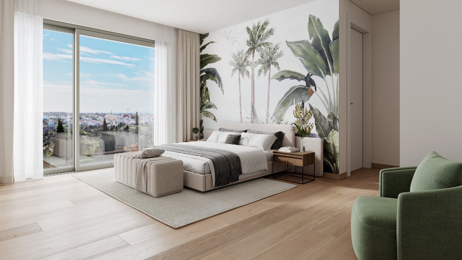 Luxuriöse 3-Zimmer-Wohnung mit Pool zu verkaufen in Ferragudo, Algarve_294182