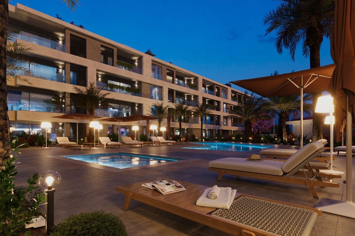 Luxuoso Apartamento T2 com piscina para venda em Ferragudo, Algarve_294872