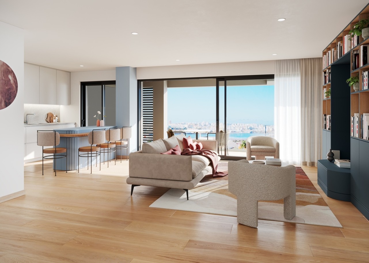 Luxuriöse 2-Zimmer-Wohnung mit Pool zu verkaufen in Ferragudo, Algarve_294896