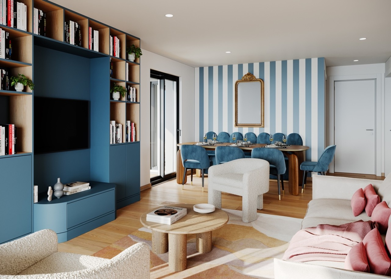 Luxuriöse 2-Zimmer-Wohnung mit Pool zu verkaufen in Ferragudo, Algarve_294897
