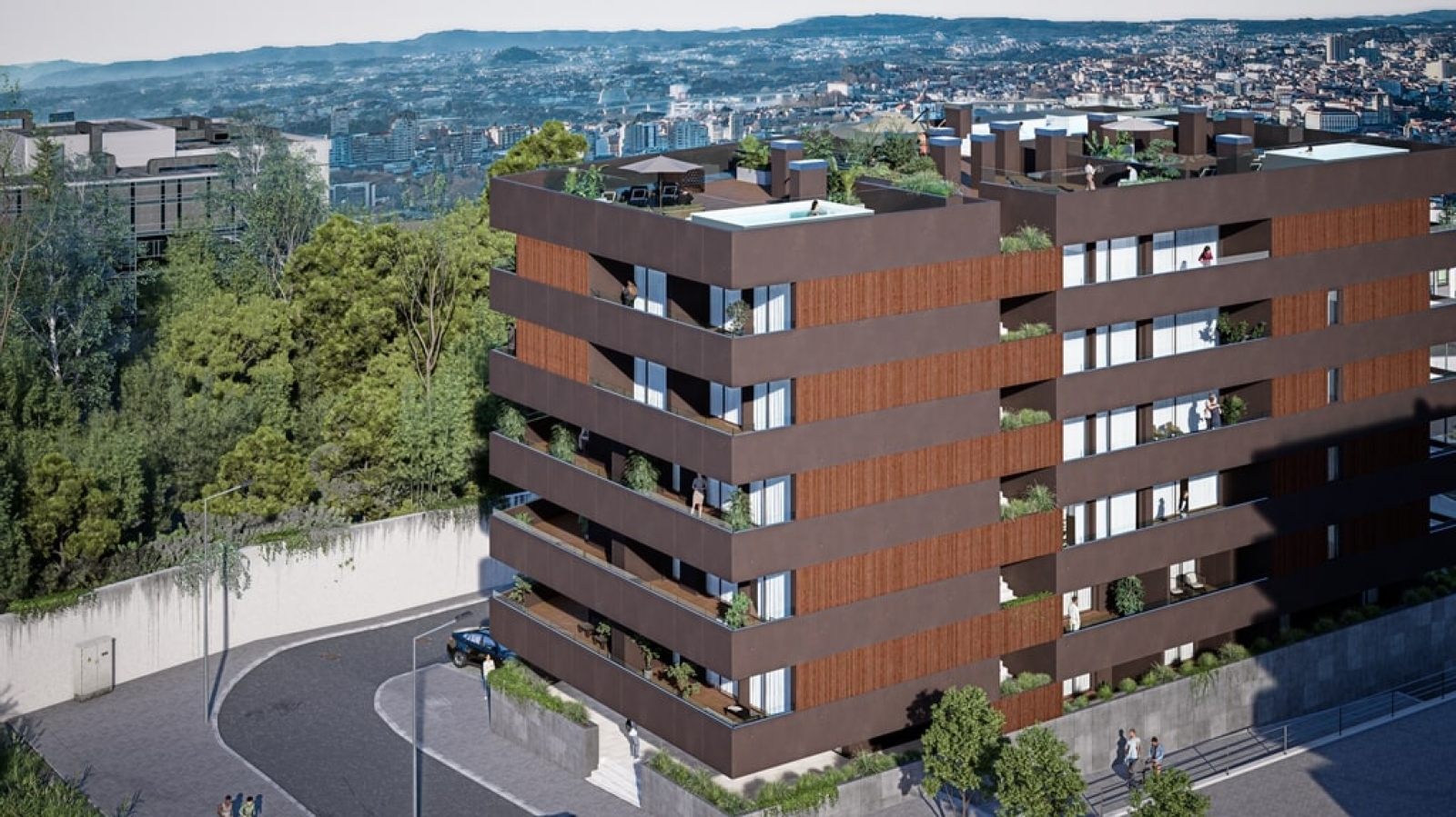New studio apartment with balcony for sale in Gaia, Portugal_313163