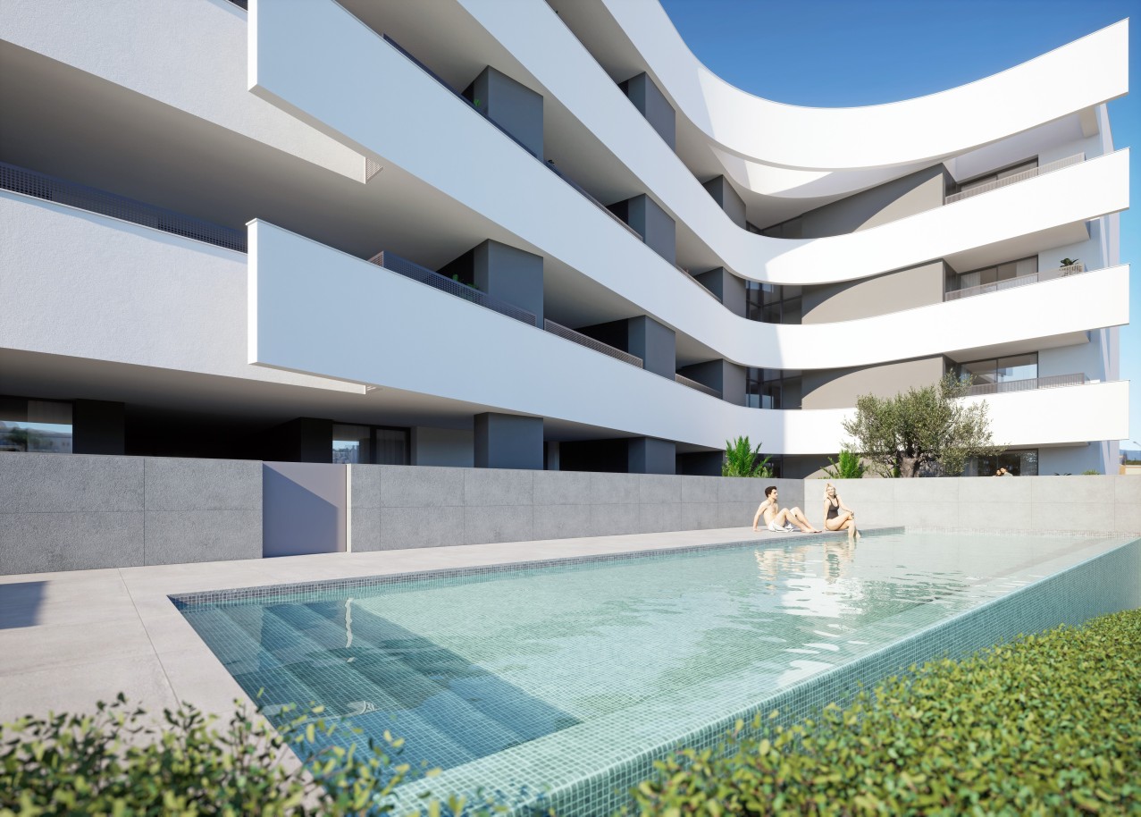 Piso nuevo, 2 dormitorios, en venta en Porto de Mós, Lagos, Algarve_314274