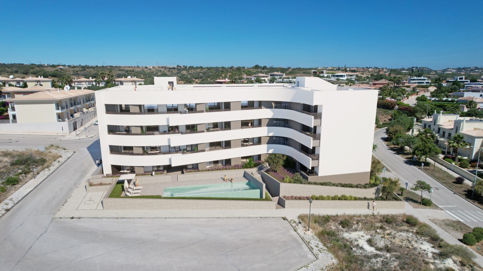 Piso nuevo, 2 dormitorios, en venta en Porto de Mós, Lagos, Algarve_314278