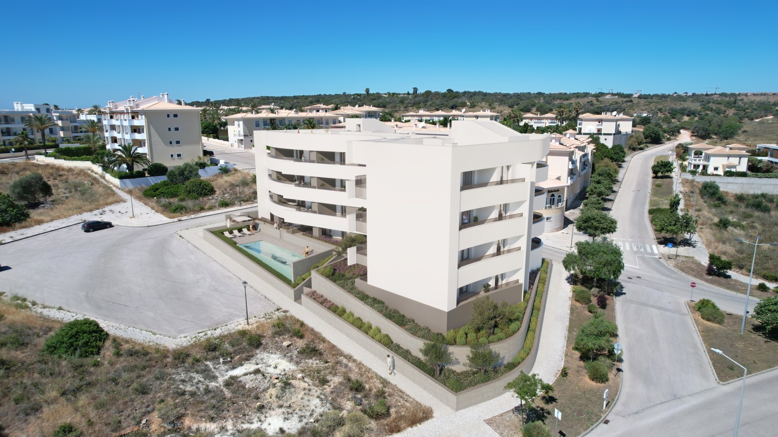 Piso nuevo, 2 dormitorios, en venta en Porto de Mós, Lagos, Algarve_314279