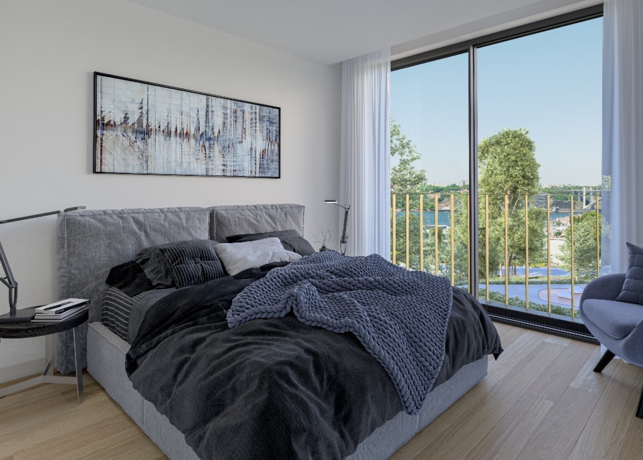 Marina Douro: apartamento T2 com varanda, à venda, na Foz de Gaia_318334