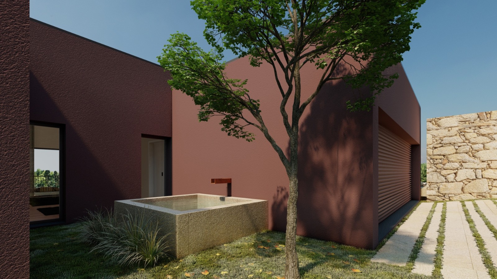 Plot of land with approved project, with garden and pool, Vila Nova de Gaia, Portugal_320613
