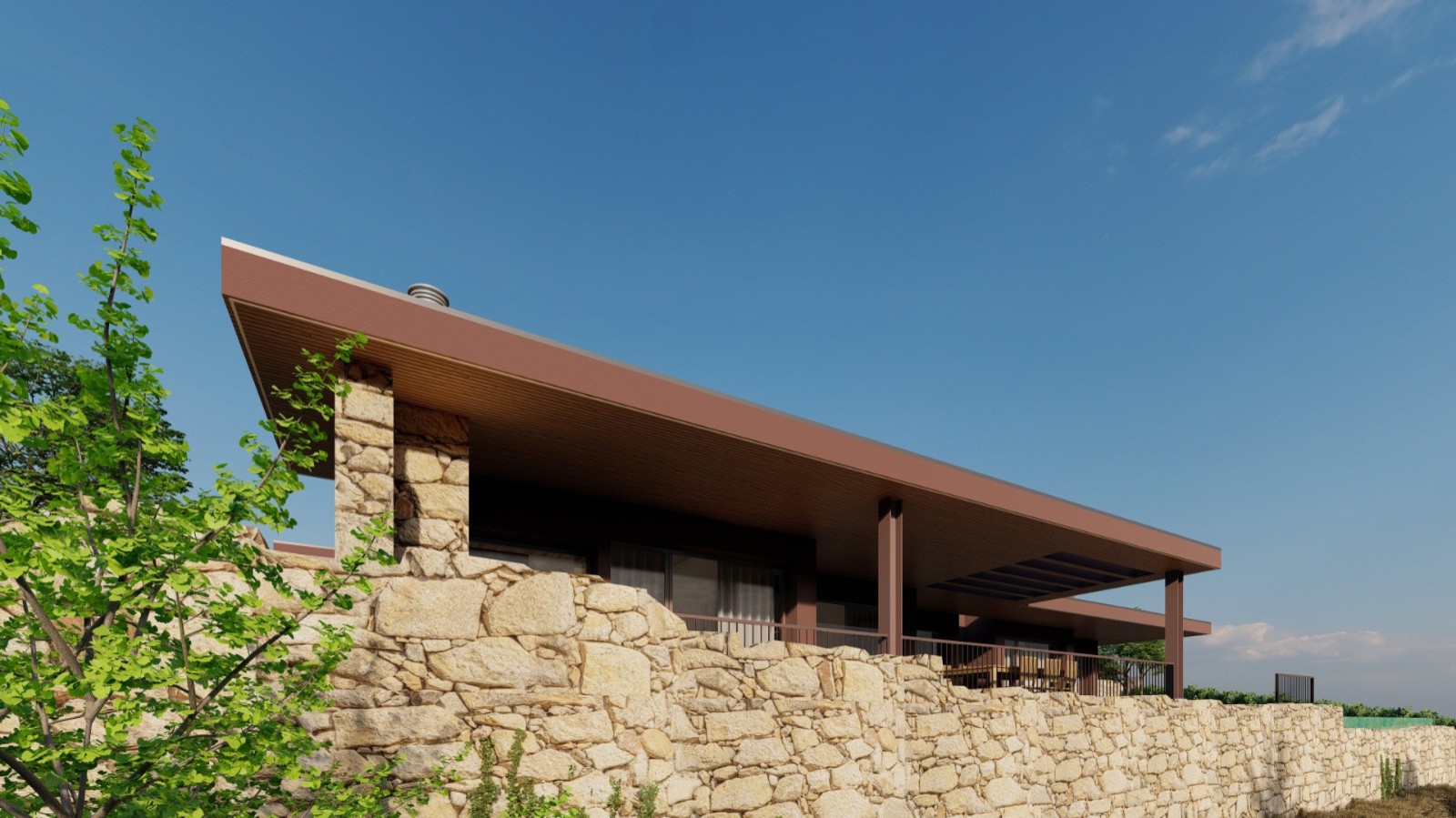 Plot of land with approved project, with garden and pool, Vila Nova de Gaia, Portugal_320619