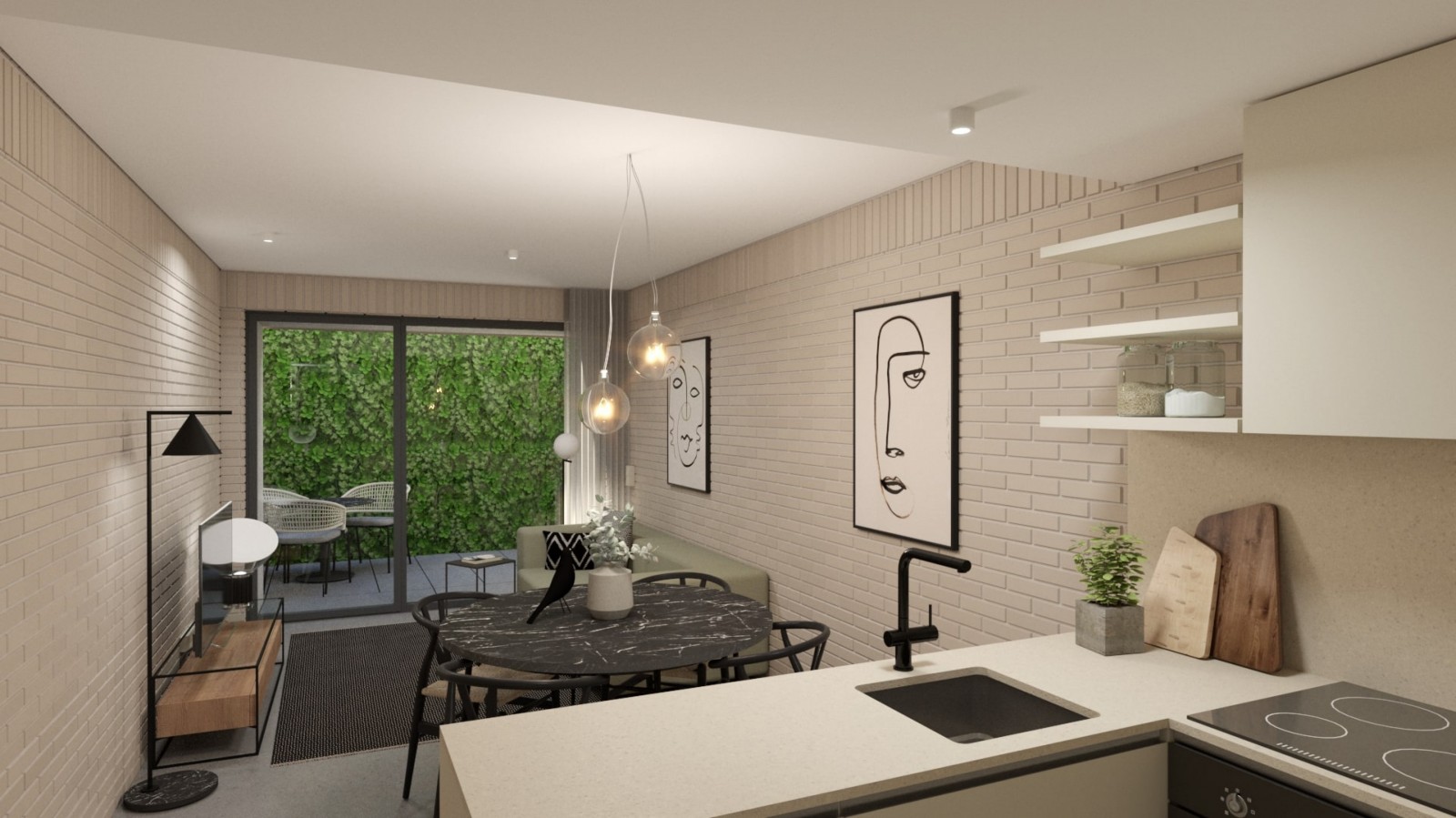 New luxury studio apartment with balcony for sale in Porto, Portugal_325707