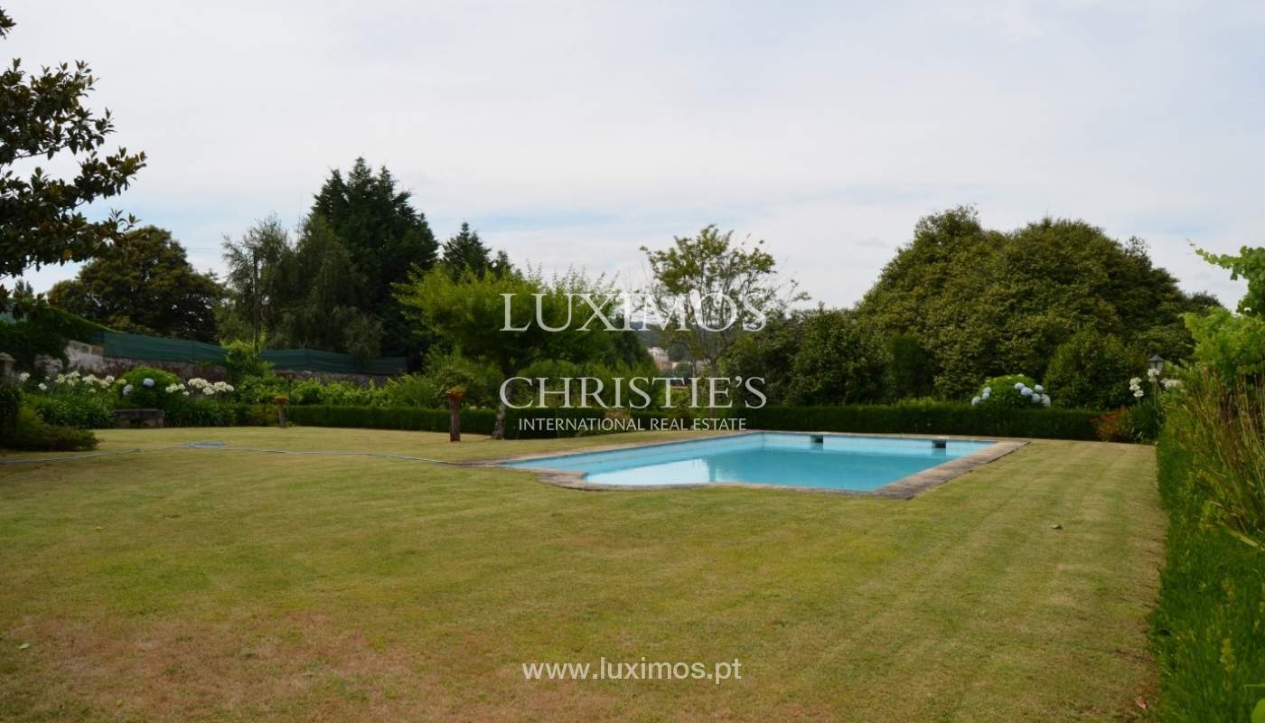 Country house with garden, lake and swimming pool, Penafiel, Portugal_33235