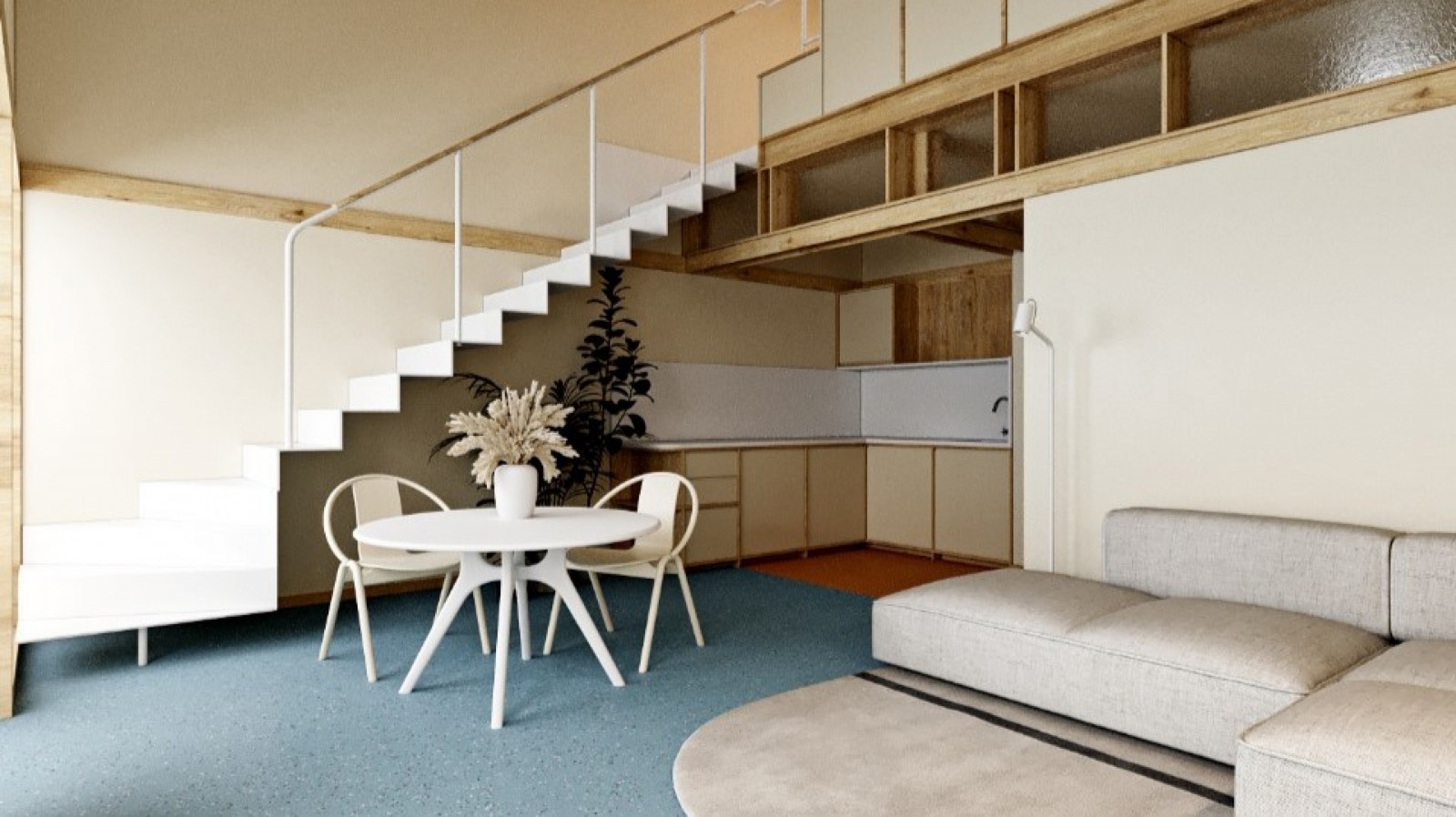 Studio apartment with balcony for sale in downtown Porto, Portugal_334887