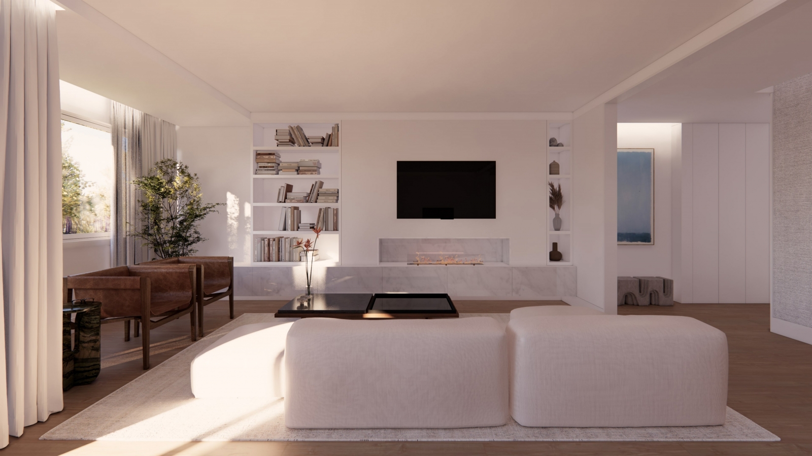 Apartamento T2 novo com varanda, jardim e piscina à venda em Rio Tinto_335196