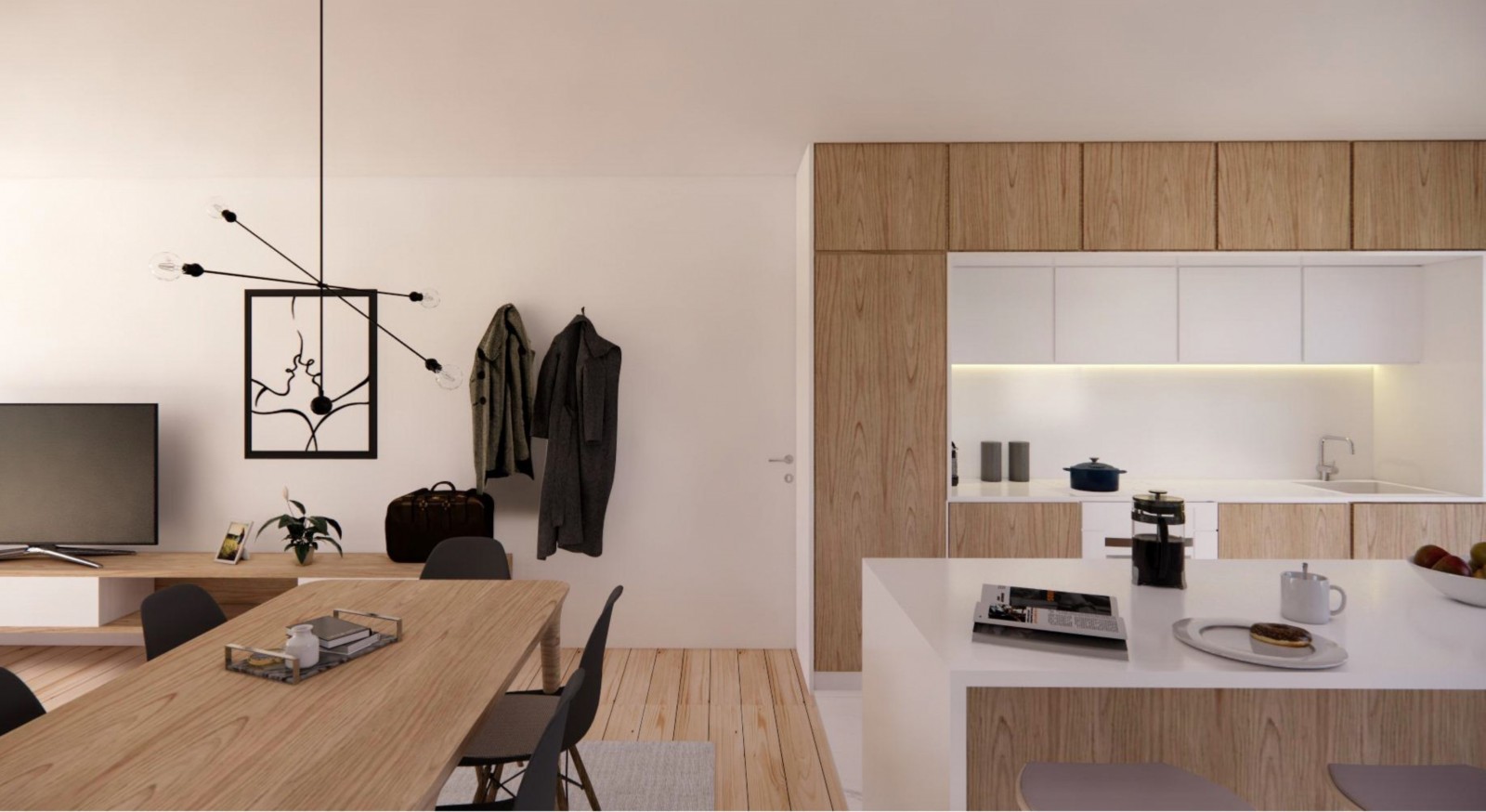 Piso de 1 dormitorio con terraza en venta en Leça da Palmeira, Portugal_335338
