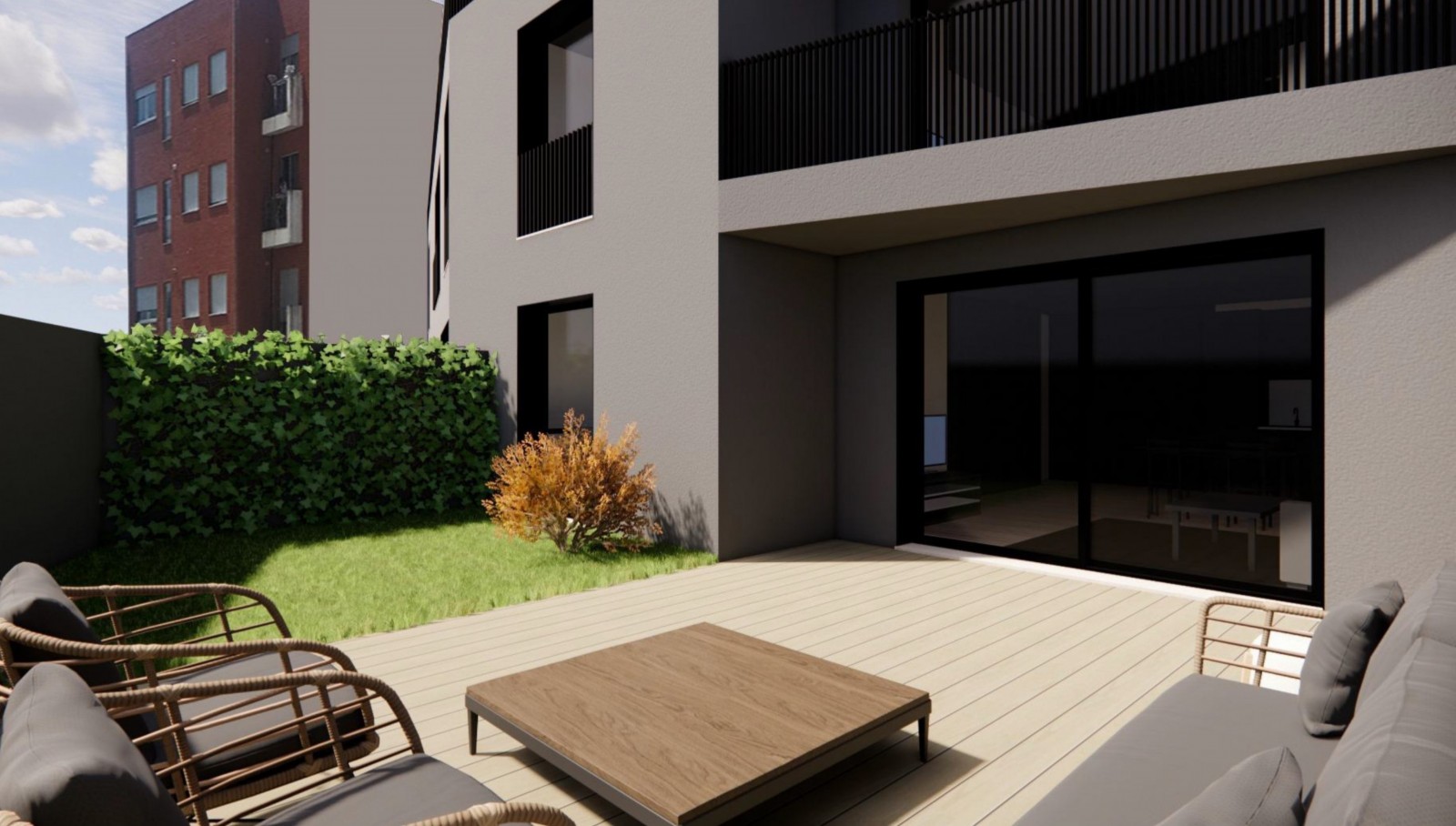 Piso de 1 dormitorio con terraza en venta en Leça da Palmeira, Portugal_335340