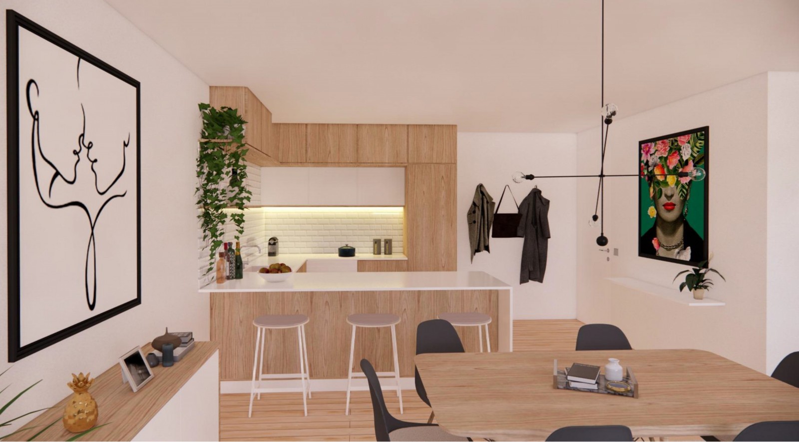 Piso de 1 dormitorio con terraza en venta en Leça da Palmeira, Portugal_335341