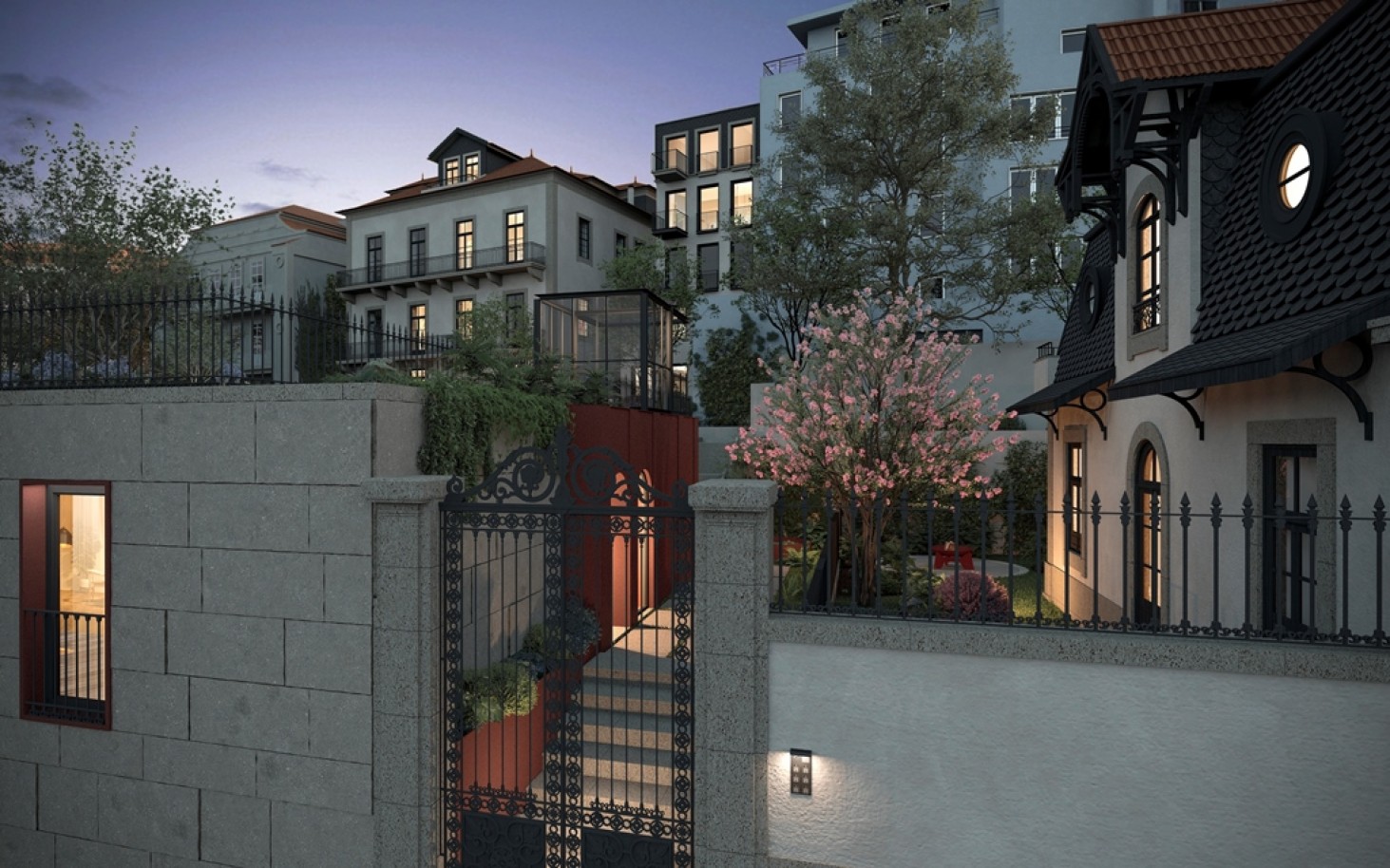 Moradia V4 nova com jardim e vistas de rio à venda no centro do Porto_339226