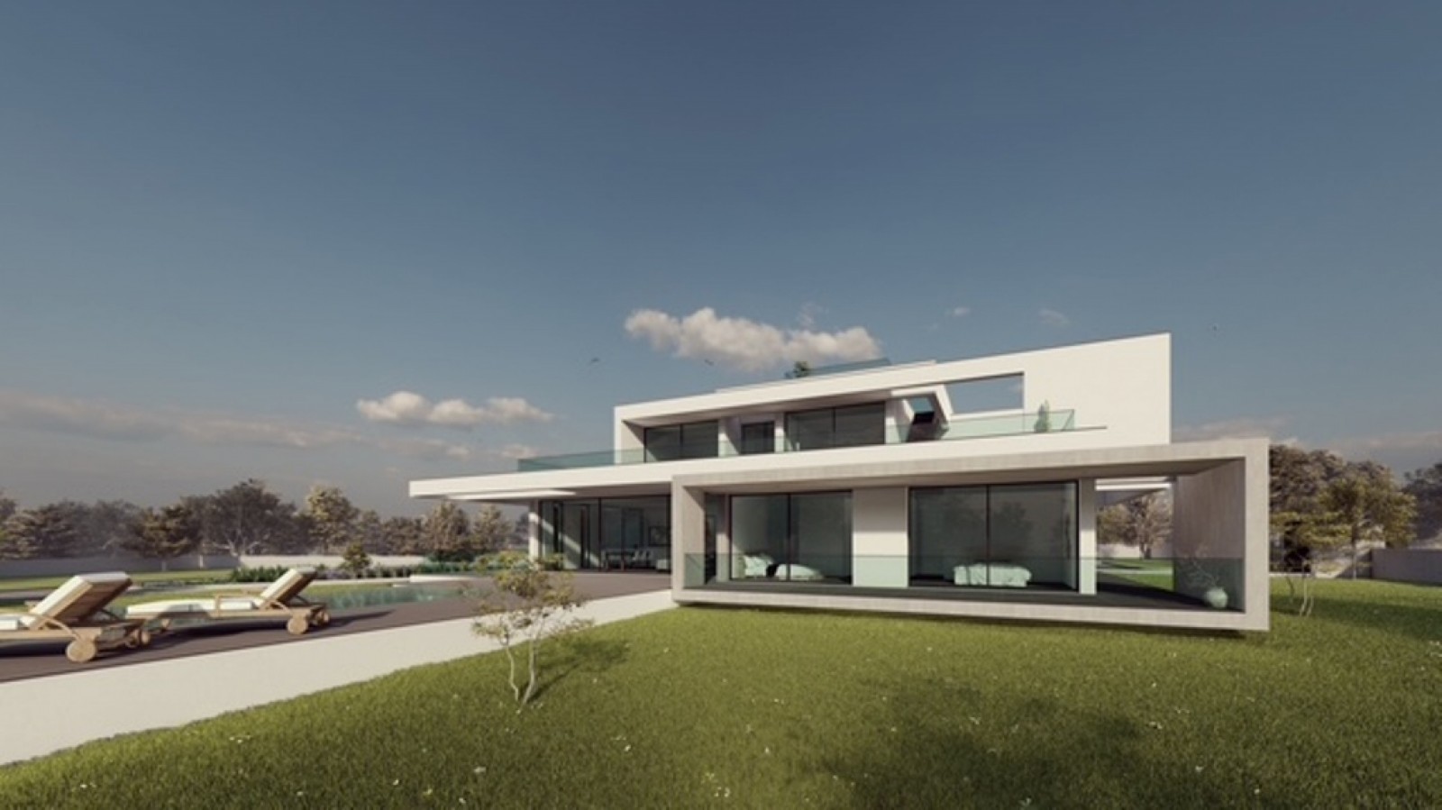 Contemporânea Moradia V4 com piscina para venda em Carvoeiro, Algarve_339911