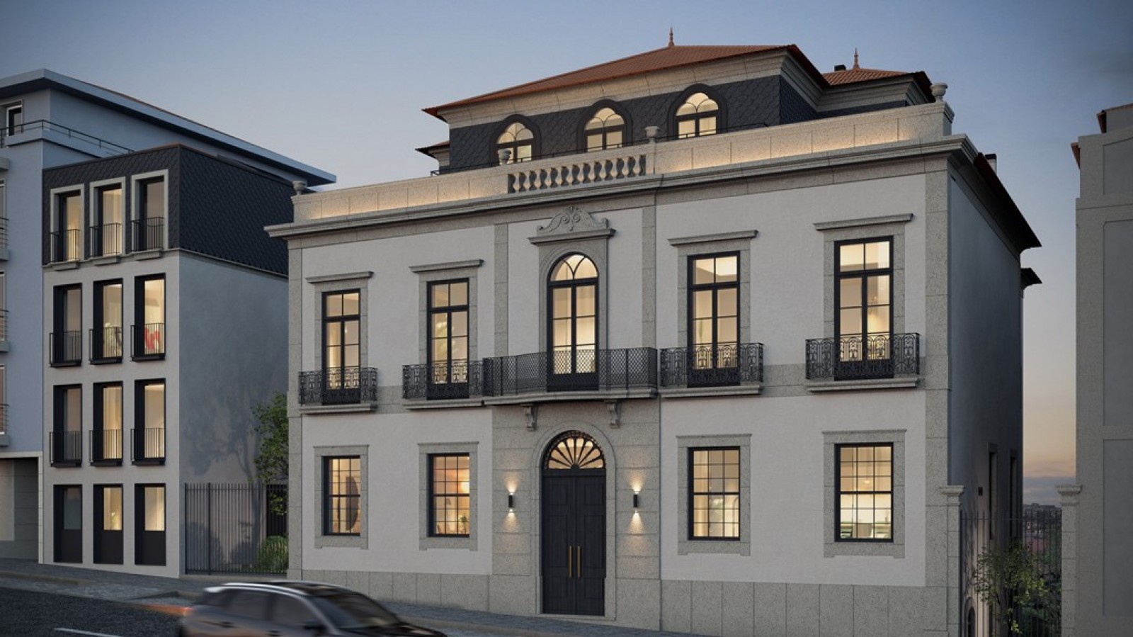 Penthouse Duplex nova com varandas à venda centro do Porto, Portugal_341034